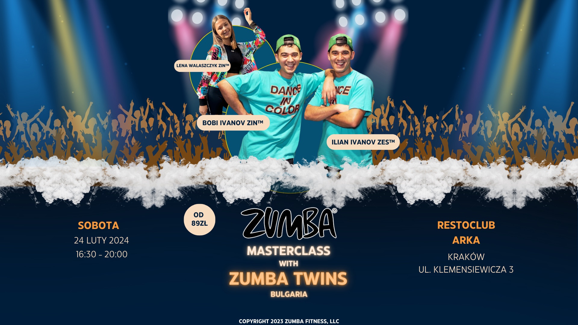 Zumba Masterclass z Zumba Twins Bulgaria od Leny Walaszczyk