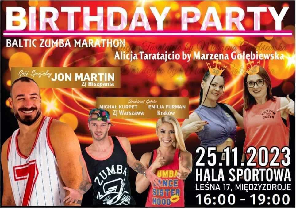 B-Day Party Baltic Zumba Marathon