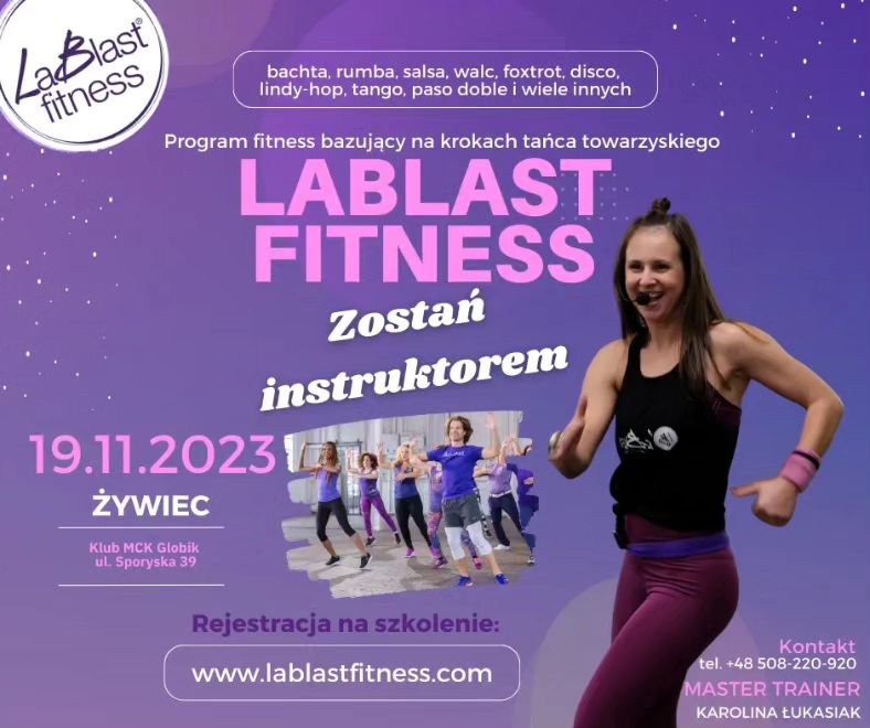 Z nami szkolenie instruktorskie z programu LaBlast Fitness